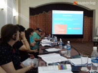 БУУнун өкүлдөрү Кыргыз өлкөсүндөгү укук коргоо органдарынын кызматкерлерине кылмыштуулук боюнча семинар өтүүдө