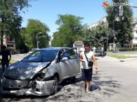 Бишкекте Фрунзе-Исанов көчөлөрүнүн кесилишинде жол кырсыгы катталды