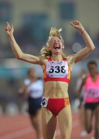 Дарья Маслова жеңил атлетика боюнча Азия чемпиондугун жеңди