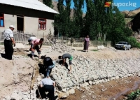 Чаткалдын Терек-Сай айыл аймагындагы сел каптоо коркунучунда турган 80 турак жай коопсуздандырылды