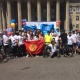 Ден соолугунун мүмкүнчүлүгү чектелген алматылыктар Бишкекте веломарафон өткөрүштү