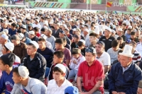 Ошто Курман айт намазына 15 миңге жакын адам катышты