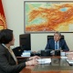 Алмазбек Атамбаев шайлоо боюнча республикалык штабдын башчысын жана БШКнын төрайымын кабыл алды