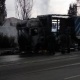 "ЭЛДИК КАБАРга" жооп: "Бишкектеги Ауэзов көчөсүндө өрттөнүп кеткен жүк ташуучу унаа өчүрүлдү"