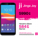 18:9 экраны жана кош камерасы менен Jinga Joy смартфону: стилдүү, модалуу жана жаштарга ылайыктуу!