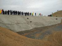 Баткен облусунда эки дамба курулуп ишке берилди