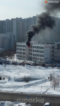 Москвада мектеп өрттөнүп, 400гө чукул адам эвакуацияланды