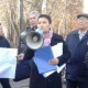 Жогорку Соттун алдында коррупцияга каршы митинг өтүүдө (фото)