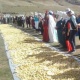 "Кыргыз айылы" этнографиялык комплексинде 700 килограмм боорсокту бышырууда уюштурулган мелдеште "Алтын келиндер" командасы жеңүүчү болду