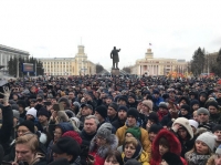 Кемероводогу өрт. 4 миңден ашуун адам митингге чыгышты