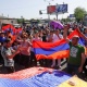 Арменияда митингчилер Пашинянды премьерликке шайлабай койгон партияны "бийликтен кетсин" деп талап кылууда