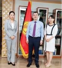 Элчи Кылычбек Султан маданият тармагындагы эл аралык уюмдун өкүлдөрү менен жолугушту