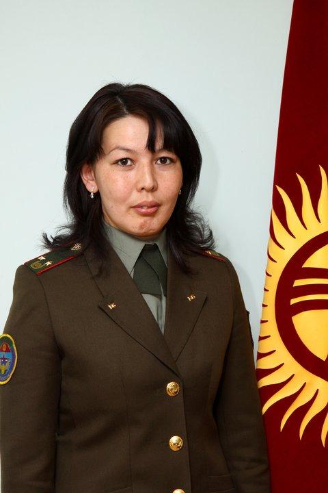Кырсыктан каза болгон Мээрман Асанканова.