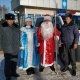 Каракол шаарында милиция кызматкерлери Аяз Ата жана Аяз кыз болушту