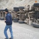 Бишкек-Ош унаа жолунда бензовоз оодарылып калды