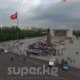 Уранга каршы митингдин бийиктиктен көрүнүшү