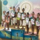 Көркөм гимнастика боюнча эл аралык турнирде Ош шаарынан барган жеткинчек кыздар алтын тагынышты