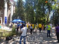Бишкекте сары жилетчендердин митинги өттү