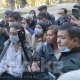 Өкмөт үйүнүн алдында "Дордой" базарынын сатуучулары митинг өткөрүштү (видео)