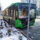 Бишкекте троллейбус менен жеңил унаалар сүзүштү
