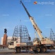 "Ала-Тоо" аянтында бийиктиги 25 метрди түзгөн балатыны орнотуу иштери уланууда (фото)