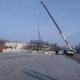 "Ала-Тоо" аянтына Жаңы жылдык балаты орнотулууда