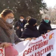 "Референдумга жол жок". Бишкекте жөө жүрүш өтүп жатат