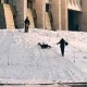 Социалдык тармакта Ак Үйдүн жанында муз тээп жүргөн балдардын видеосу жарыяланды