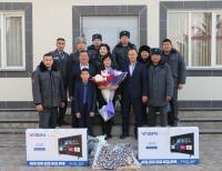 Ысык-Көлдө милициянын 3 кызматкерине ички иштер органынын ардагери күбөлүктөрү берилди
