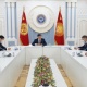Президент Орусиядан Кыргыз мамлекетине келген медициналык топтун жетекчиси Евгений Кустов менен жолугушту