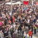 Бельгияда жумушсуздукка нааразы болгон түнкү клубдун кызматкерлери митингге чыгышты
