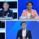Теледебатта айым талапкерлер бири-бирине суроо беришти