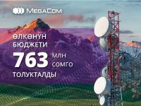 MegaCom жыштык сатып алуунун эсебинен 2021-жылы Кыргыз Республикасынын бюджетин 763 миллион сомго толуктады