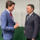 Глазго шаарында жүргөн Садыр Жапаров Канаданын өкмөт башчысы менен кызматташуу маселелерин талкуулады
