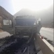 Боомдо көмүр алып бара жаткан жүк ташуучу унаа кырсыкка кабылды