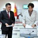 Садыр Жапаров шайлоого жубайы менен келди