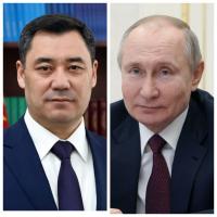 Владимир Путин Садыр Жапаровду туулган күнү менен куттуктады