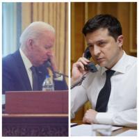 Жо Байден Володимир Зеленскийге Орусия Украинага басып кирсе, зарыл болгон бардык жардамды берерин убада кылды