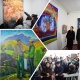 Ошто кыргыз-өзбек сүрөтчүлөрүнүн коомдук искусствого арналган облустук көргөзмөсү ачылды