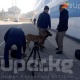 Садыр Жапаровдун катышуусундагы футбол: Адамдар текшерүүдөн өтүп киргизилүүдө (фото)