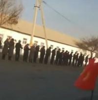 Кол булгалап, желек көтөрүшүп... Жалал-Абадда Садыр Жапаровдун кортежин жол жээктей тизилип тоскон элдин видеосу