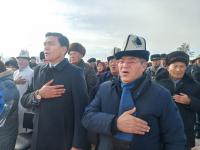Чолпон-Ата шаарында Жусуп Абдрахмановдун эстелиги ачылды