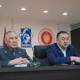 Ички иштер министри Улан Ниязбеков Бишкек ШИИББинин жаңы жетекчиси Бакыт Матмусаевди өздүк курамга тааныштырды