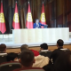 "Саламаттыкты сактоо тармагындагы айлык маянаны көтөрүп берели деп жатабыз". Садыр Жапаров Орусияда мигранттар менен жолугушууда