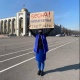 "Ала-Тоо" аянтында "Бизге тротуар керек" аталышындагы акция болуп өттү