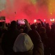 Украинада митингге чыккан демонстранттар президенттин иш бөлмөсүнүн эшигин бузушту