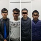 17 жаштагы балага тапанча жана бычак такап коркутушкан. Ошто каракчылыкка шектелип 4 жигит кармалды