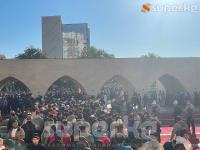 "7-Апрель шейиттери" мечитиндеги айт намаздан кийинки көрүнүш