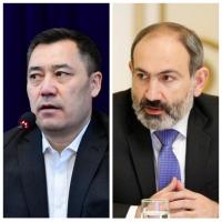 Садыр Жапаров Армениянын премьер-министринин милдетин аткаруучу менен сүйлөштү