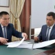 Президент Садыр Жапаров Ош шаарынын мэри Таалайбек Сарыбашовду кабыл алды